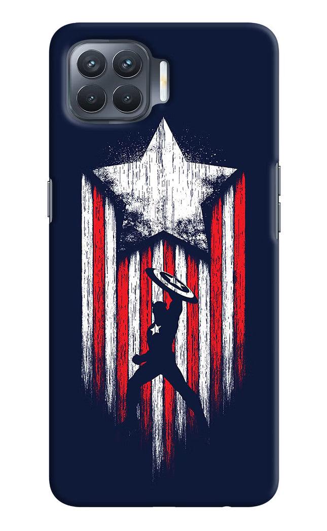 Captain America Marvel Art Oppo F17 Pro Hard Case Back Cover by Casekaro
