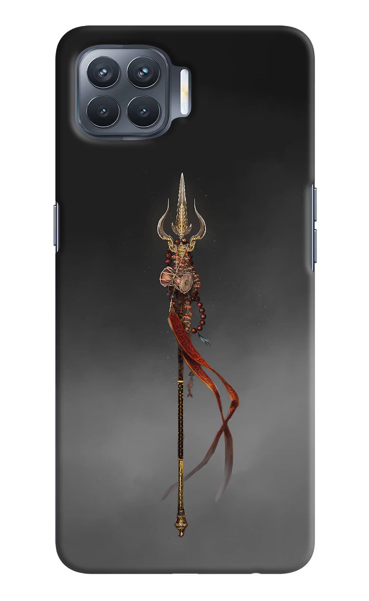 Shiv Trishul Oppo F17 Pro Hard Case Back Cover by Casekaro