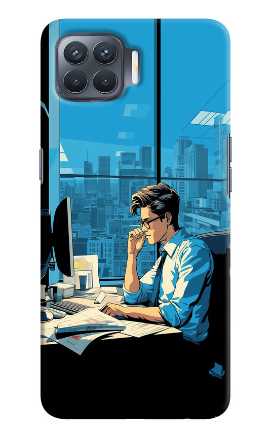 Focused Hustler (AI Generated) Oppo F17 Pro Hard Case Back Cover by Casekaro