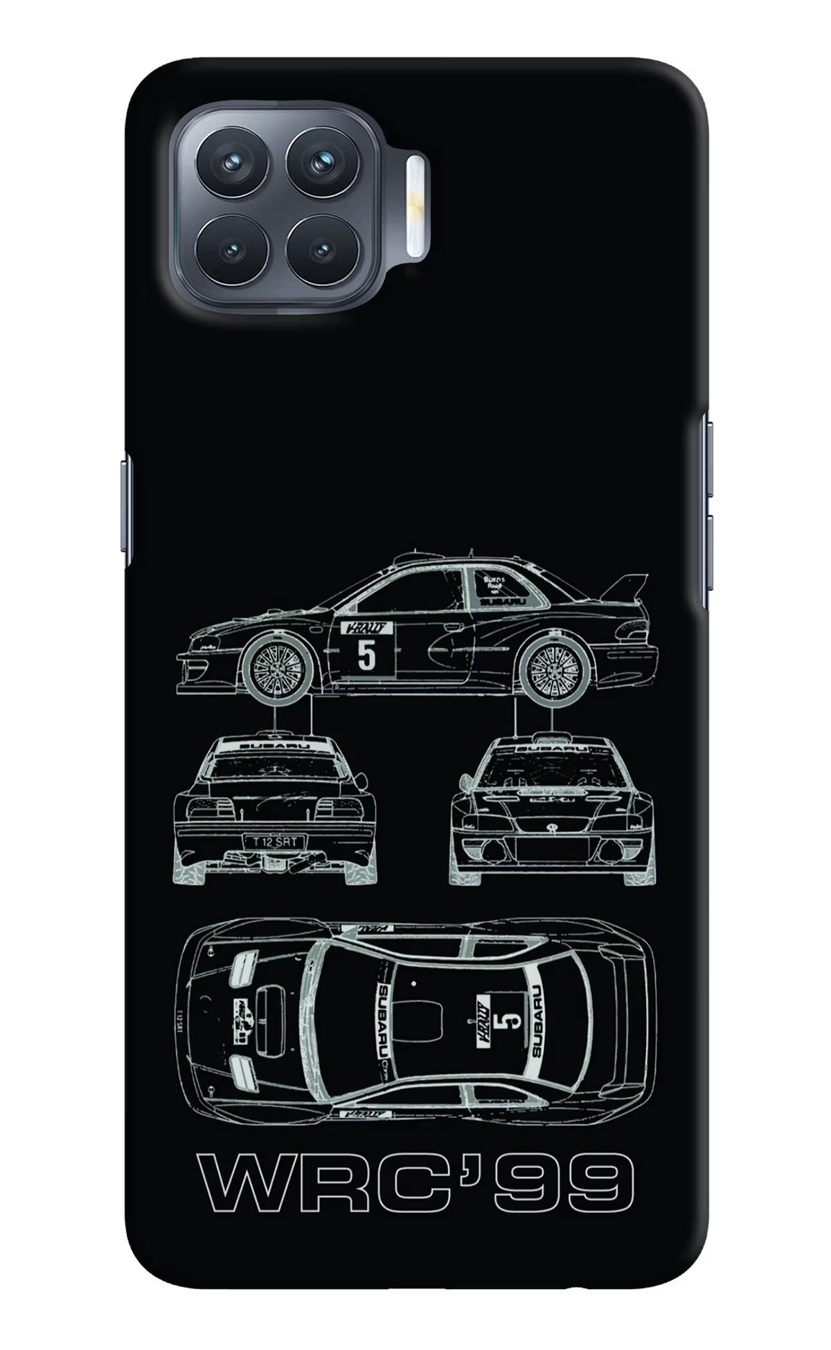 WRC'99 Oppo F17 Pro Hard Case Back Cover by Casekaro