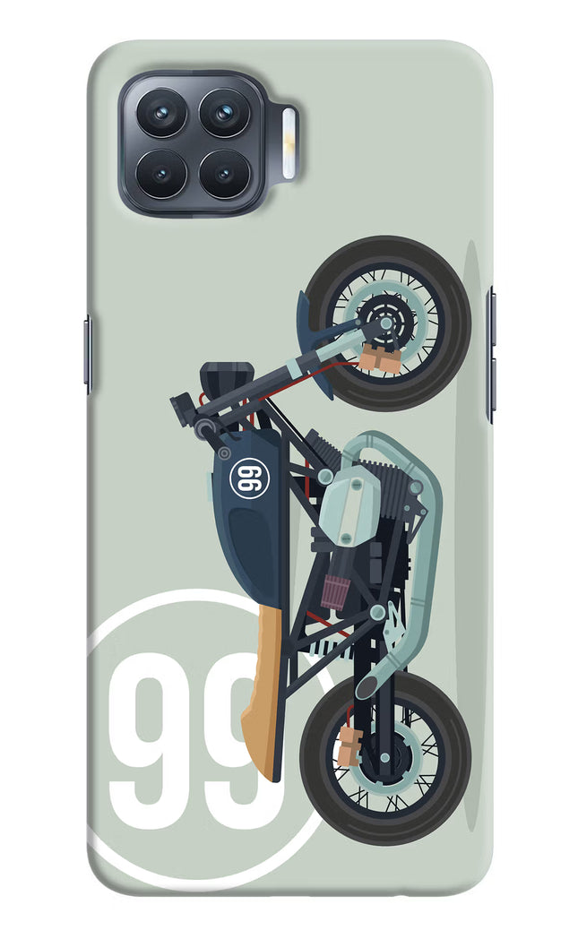 Classic Cafe Racer 99 Oppo F17 Pro Hard Case Back Cover by Casekaro