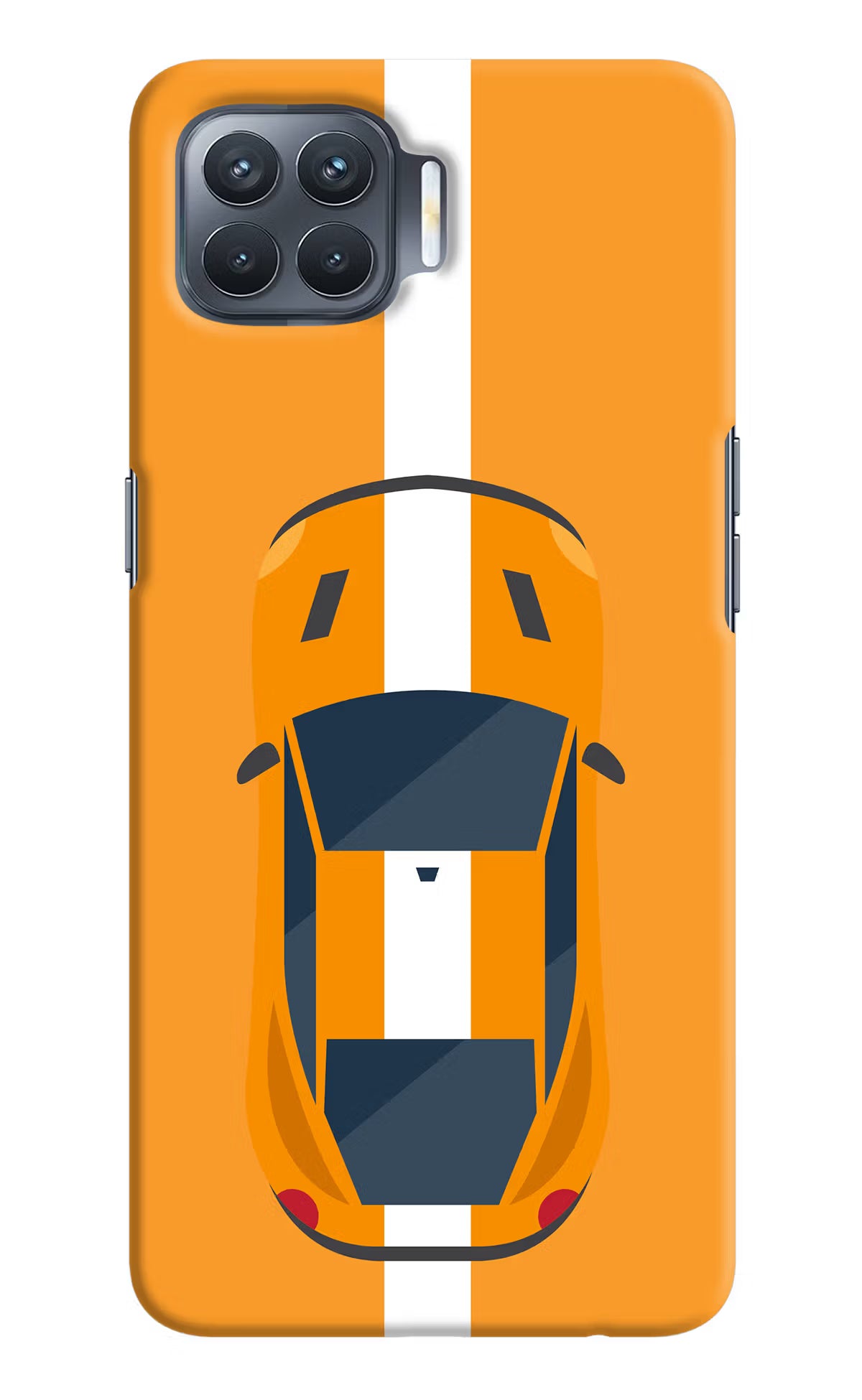 Highway Pursuit Oppo F17 Pro Hard Case Back Cover by Casekaro