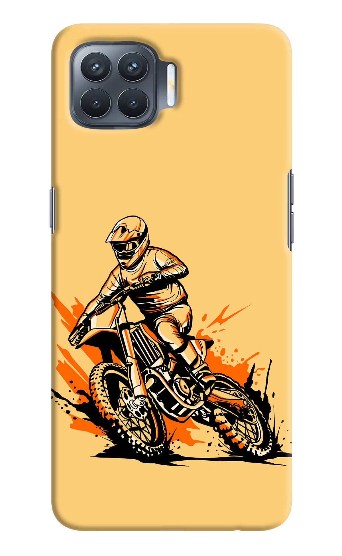 Off-Road Fury Oppo F17 Pro Hard Case Back Cover by Casekaro