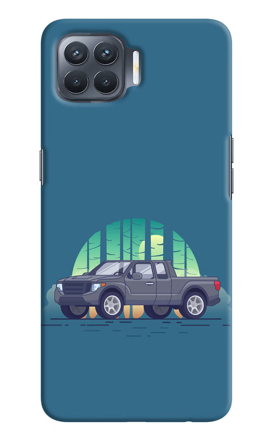 Retro Garage Vibe Oppo F17 Pro Hard Case Back Cover by Casekaro
