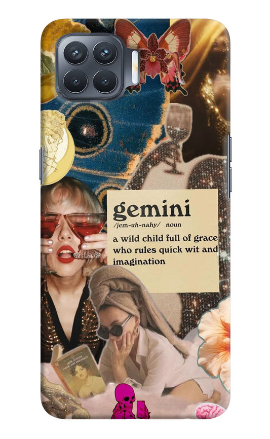 Gemini Zodiac Oppo F17 Pro Hard Case Back Cover by Casekaro