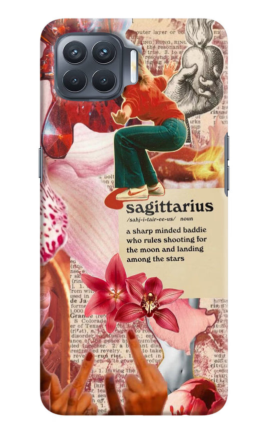 Sagittarius Zodiac Oppo F17 Pro Hard Case Back Cover by Casekaro