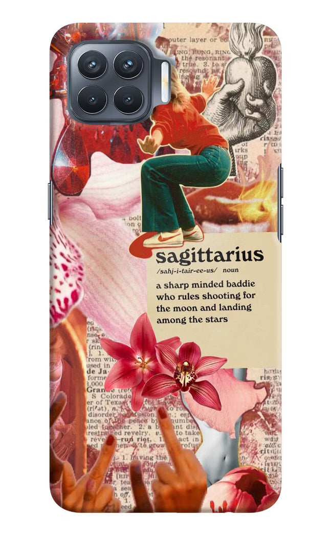 Sagittarius Zodiac Oppo F17 Pro Hard Case Back Cover by Casekaro