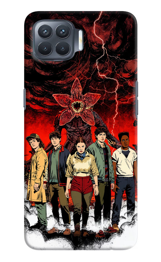 Ordinary Things Characters Oppo F17 Pro Hard Case Back Cover by Casekaro