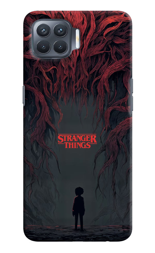 Ordinary Things Dark Side Oppo F17 Pro Hard Case Back Cover by Casekaro