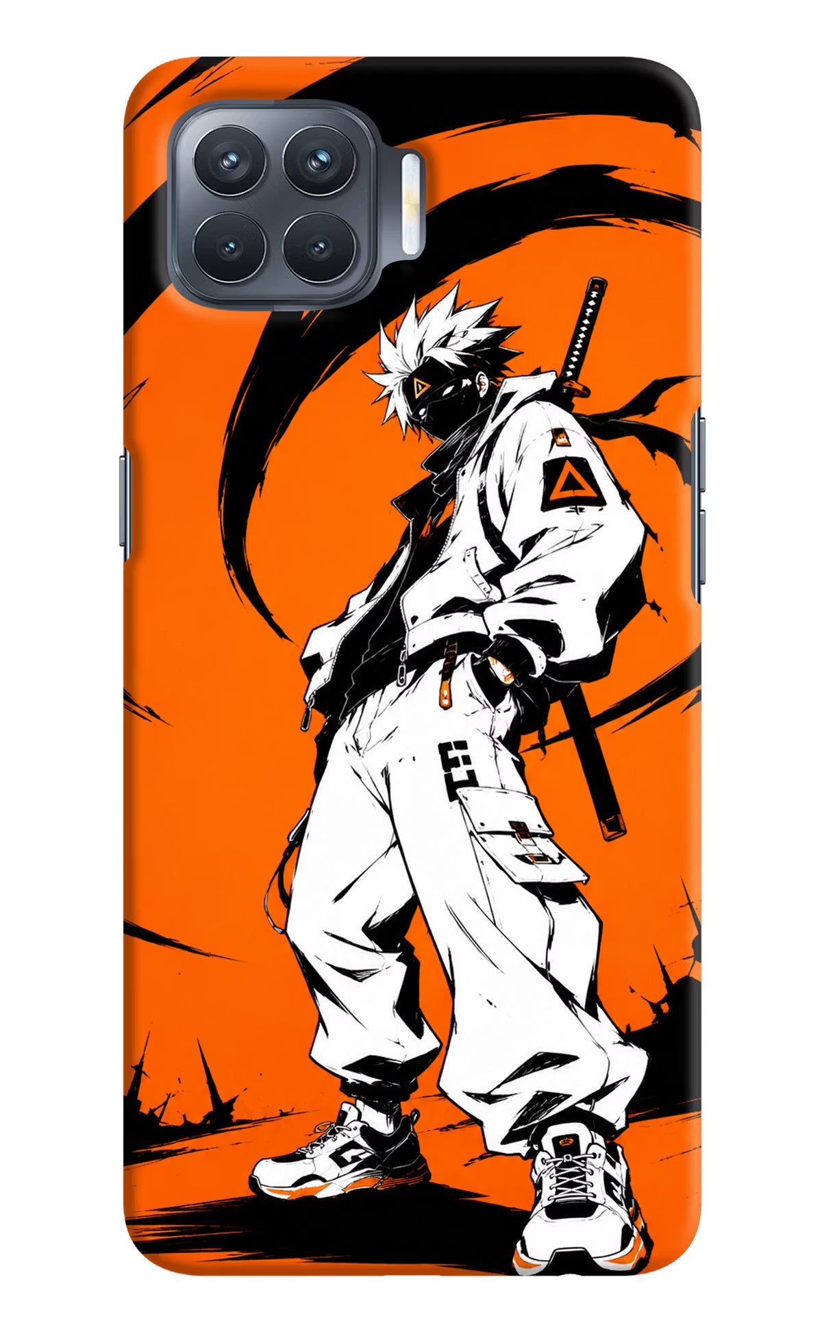 Street Samurai  Oppo F17 Pro Hard Case Back Cover by Casekaro