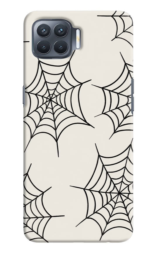 Spider Web Oppo F17 Pro Hard Case Back Cover by Casekaro