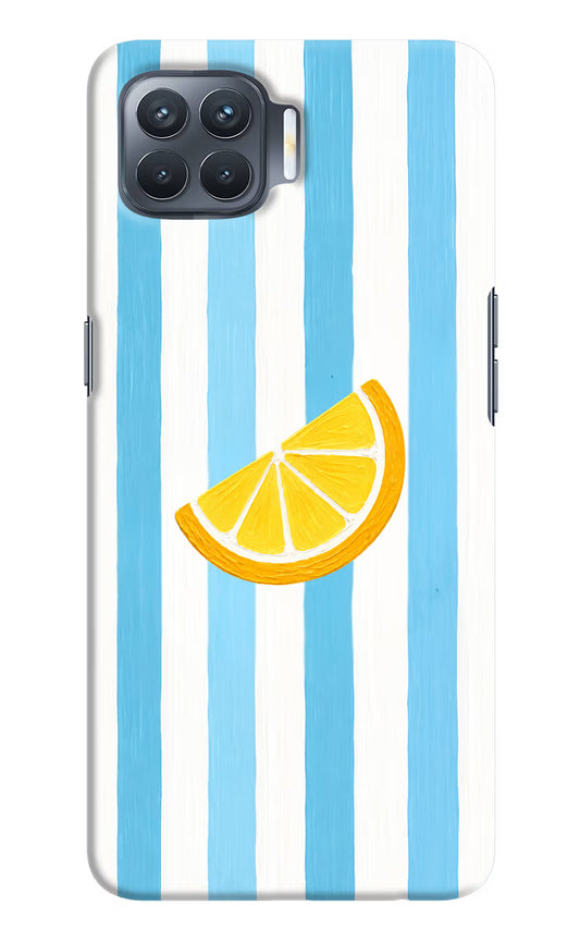 Summer Lemon Oppo F17 Pro Hard Case Back Cover by Casekaro