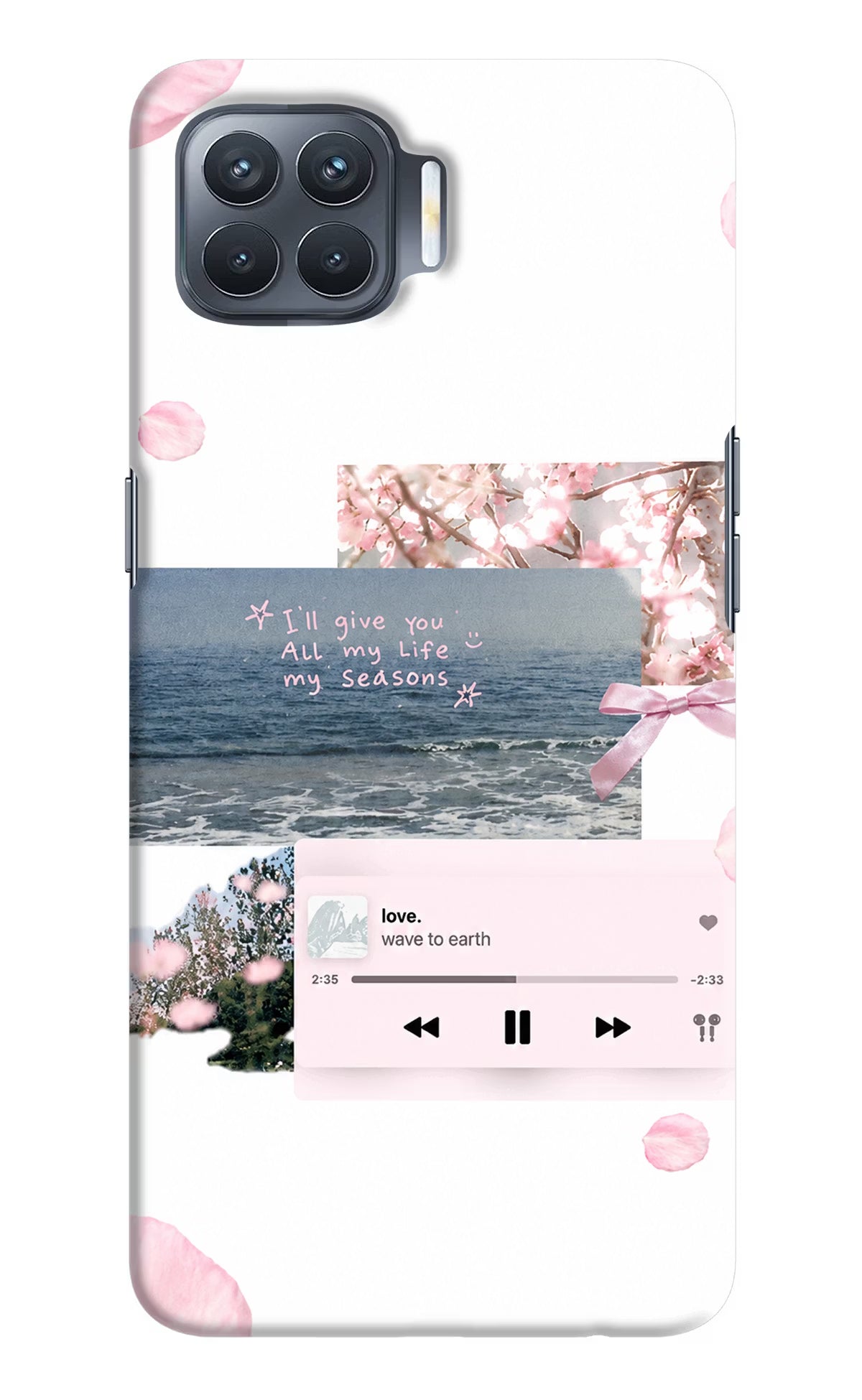 Wave to earth Oppo F17 Pro Back Cover