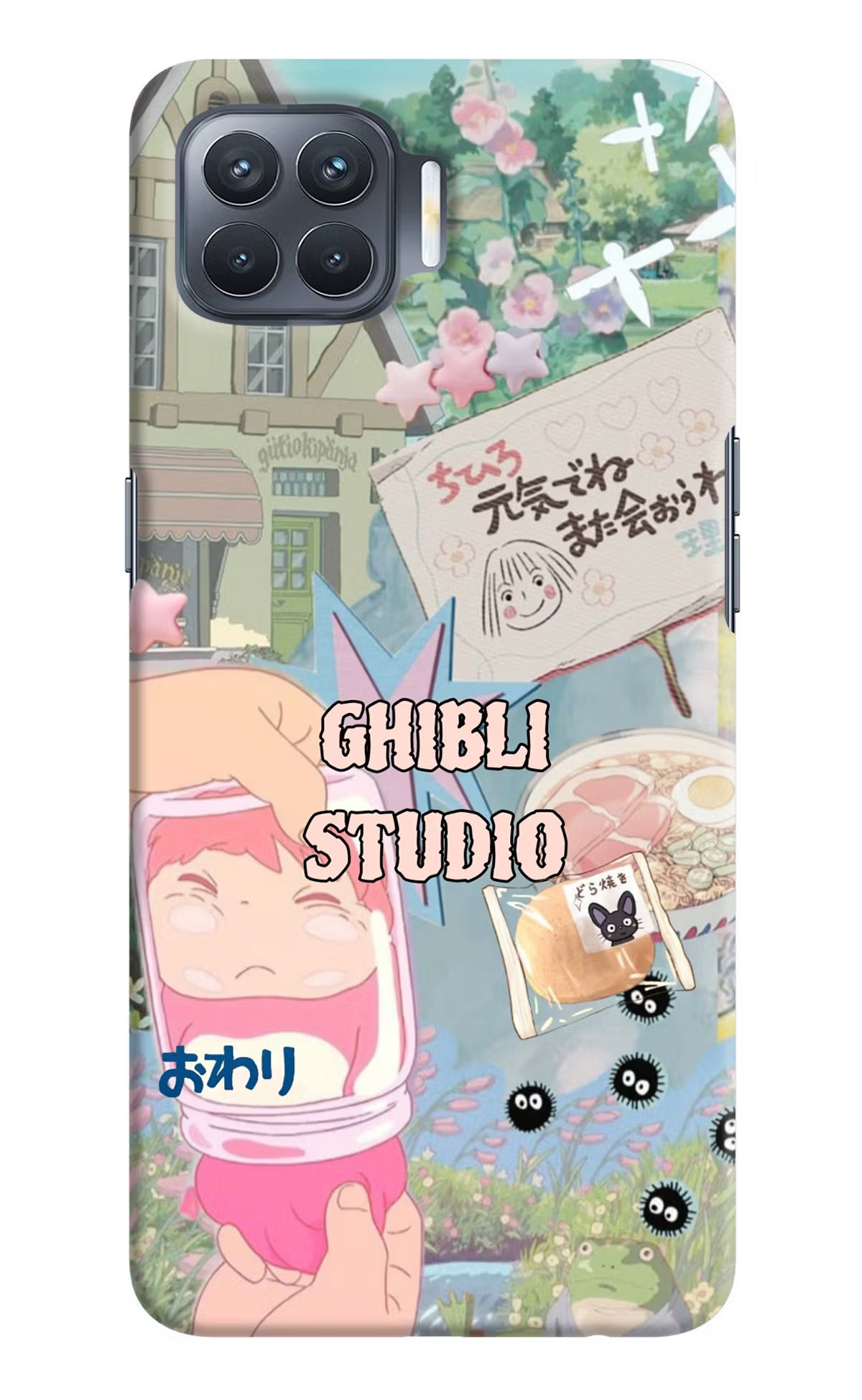 Studio Ghibli Oppo F17 Pro Back Cover