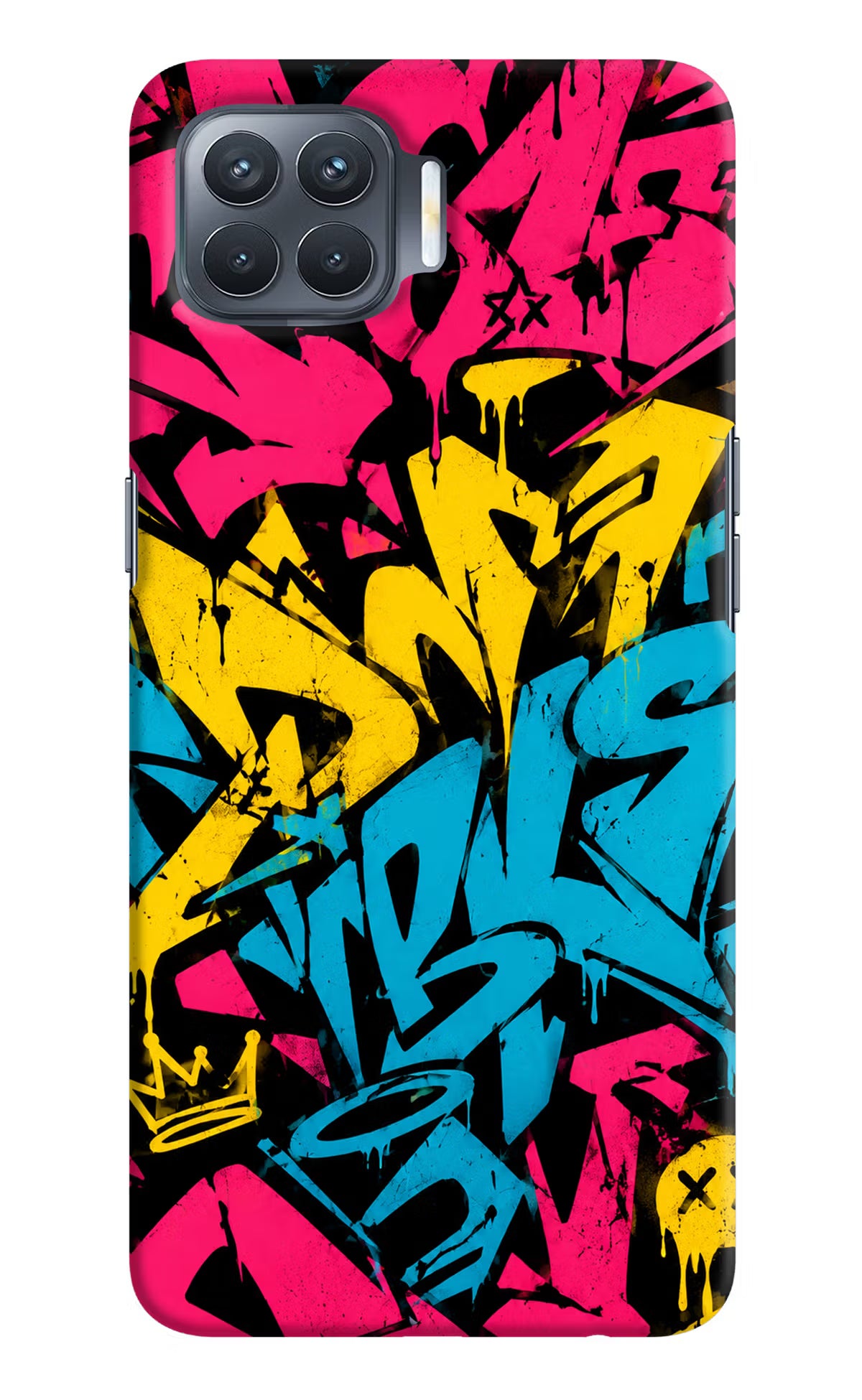 Graffiti Vibe Oppo F17 Pro Back Cover