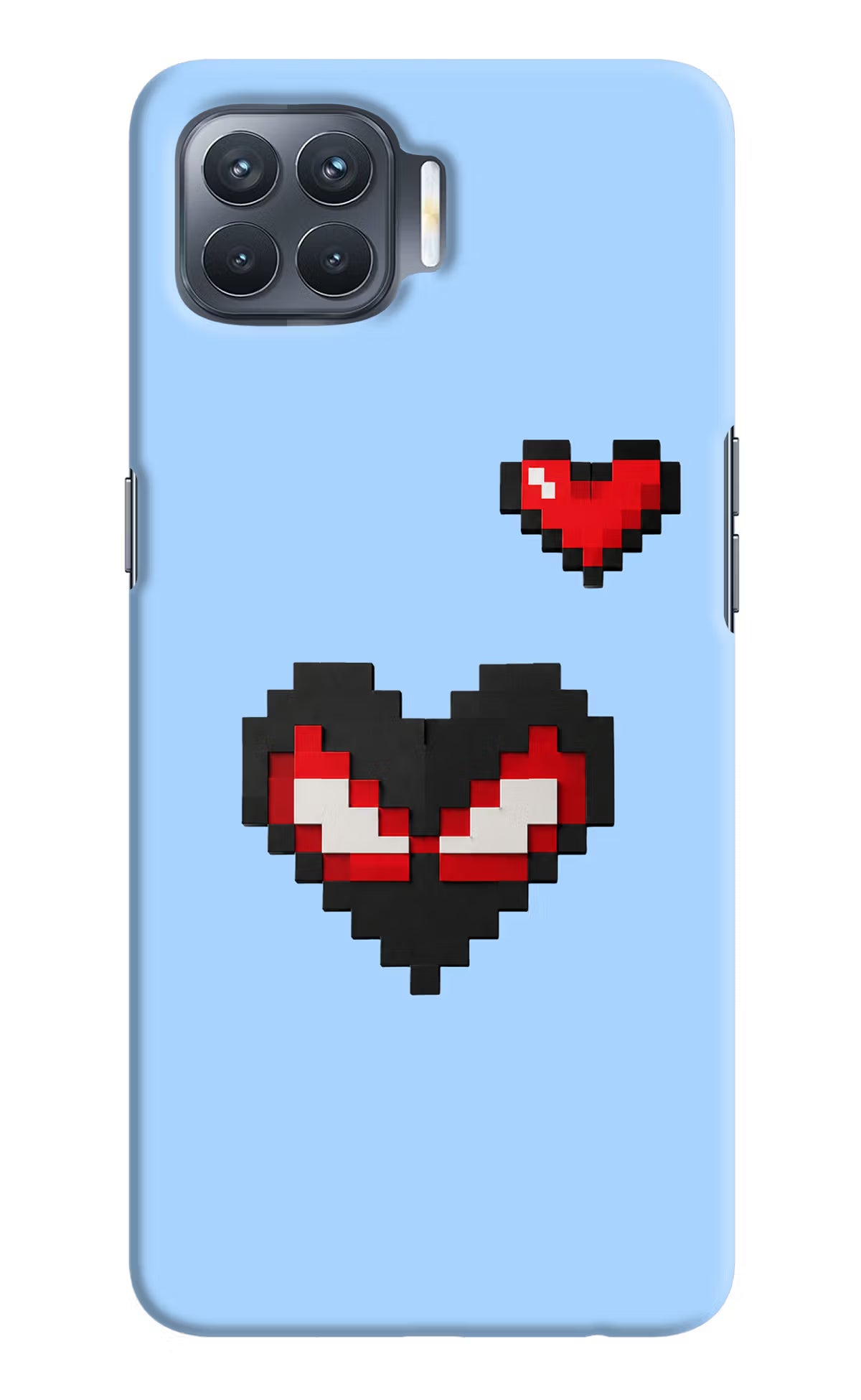 Peter Heart Oppo F17 Pro Back Cover