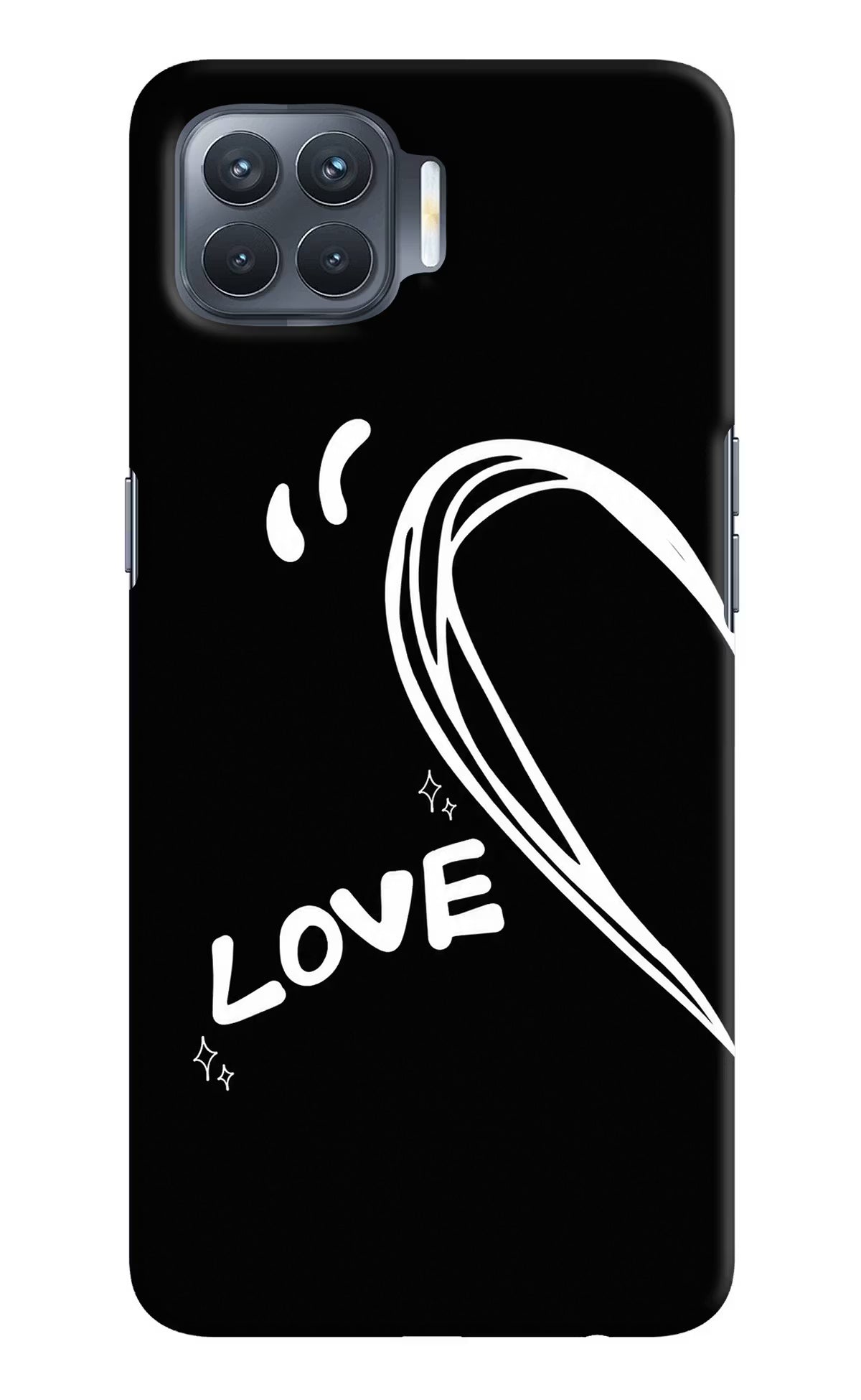 Love Line Oppo F17 Pro Back Cover