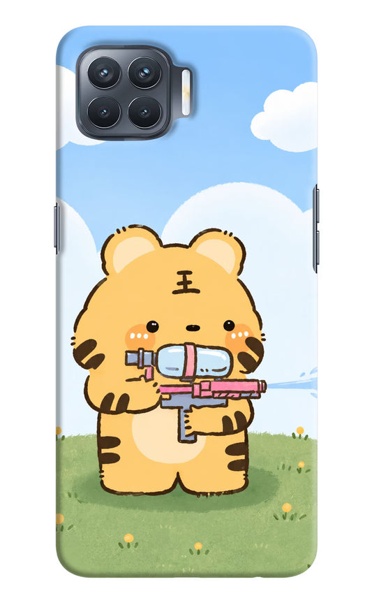Tiger Treat Oppo F17 Pro Hard Case Back Cover by Casekaro
