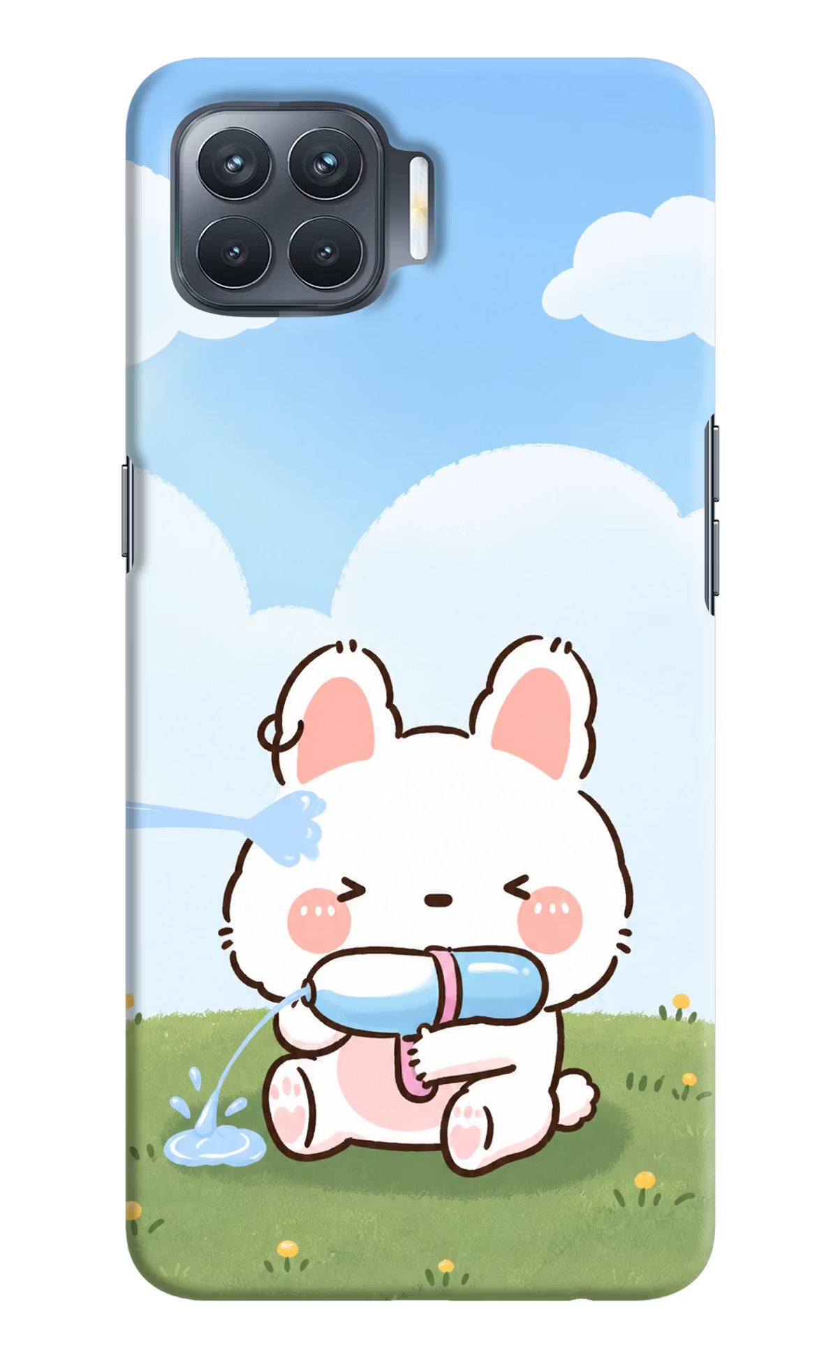 Bunny Treat Oppo F17 Pro Back Cover