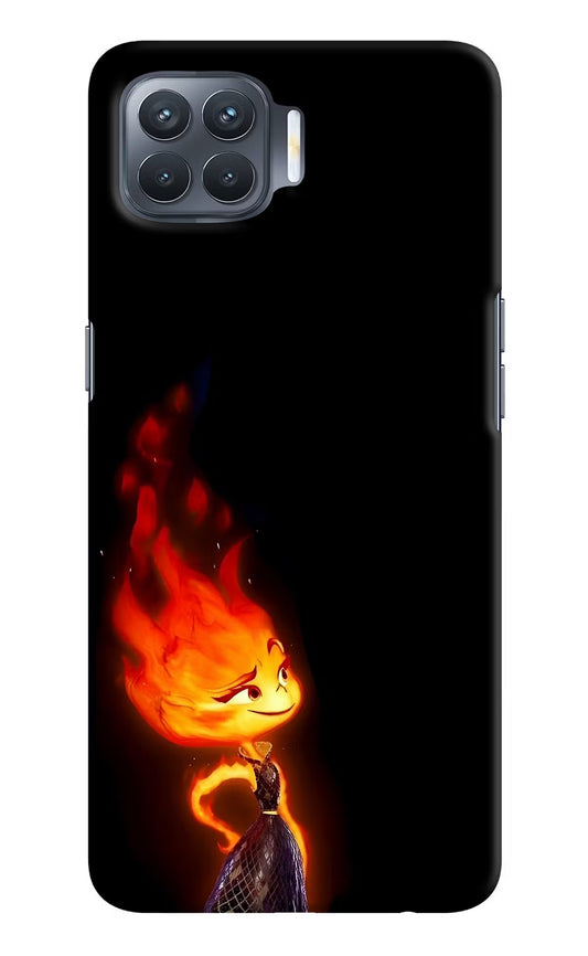 Ember Flame Oppo F17 Pro Hard Case Back Cover by Casekaro
