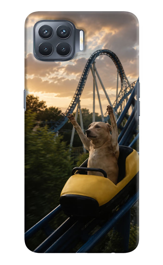Rollercoaster Dog Oppo F17 Pro Hard Case Back Cover by Casekaro
