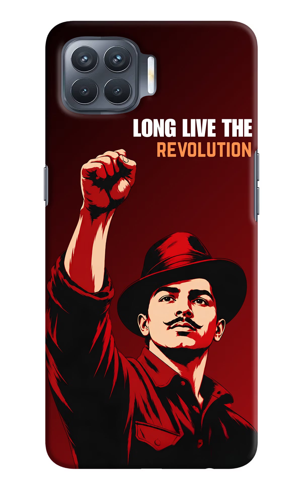 Bhagat Singh Revolution Oppo F17 Pro Back Cover