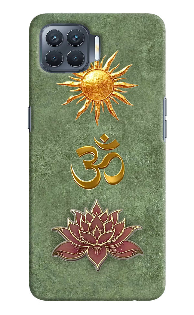 Om & Lotus Oppo F17 Pro Back Cover