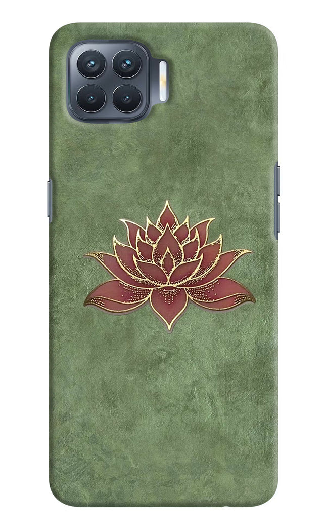 Lotus Grace Oppo F17 Pro Hard Case Back Cover by Casekaro
