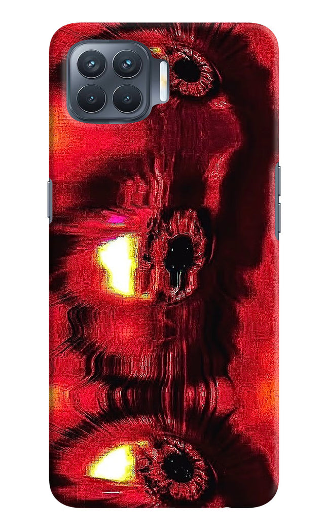 Fire Eye Oppo F17 Pro Hard Case Back Cover by Casekaro