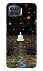 Space Monk Oppo F17 Pro Hard Case Back Cover by Casekaro