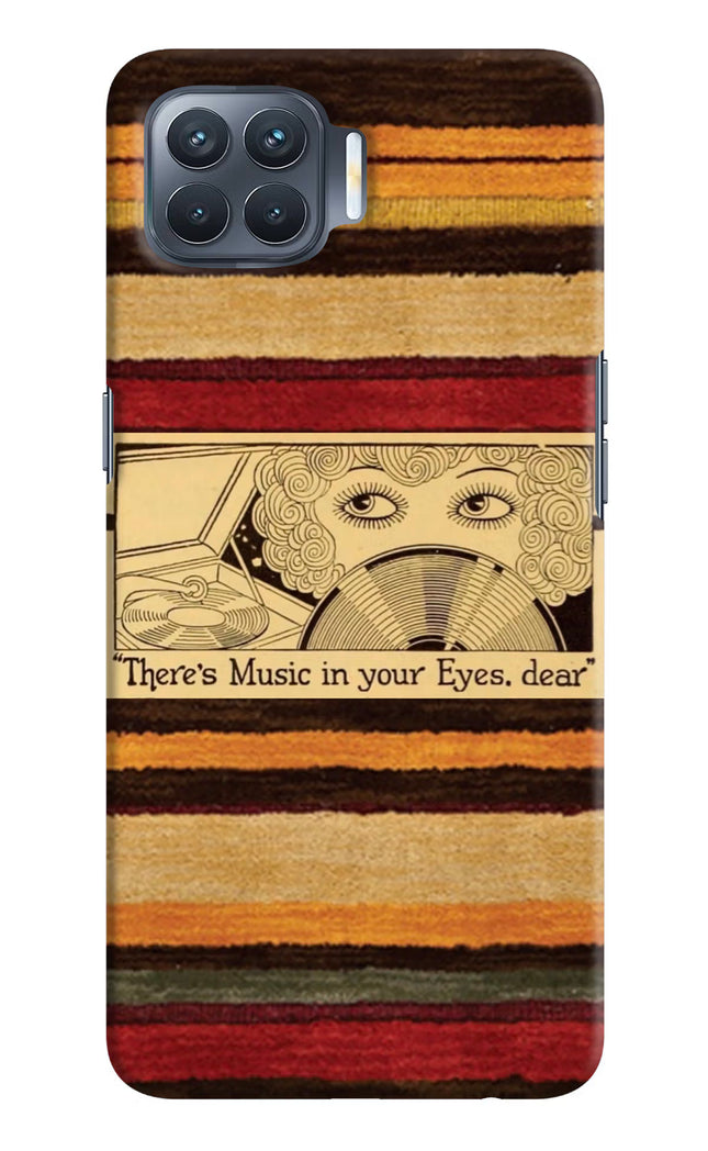 Vinyl Stripes Oppo F17 Pro Hard Case Back Cover by Casekaro