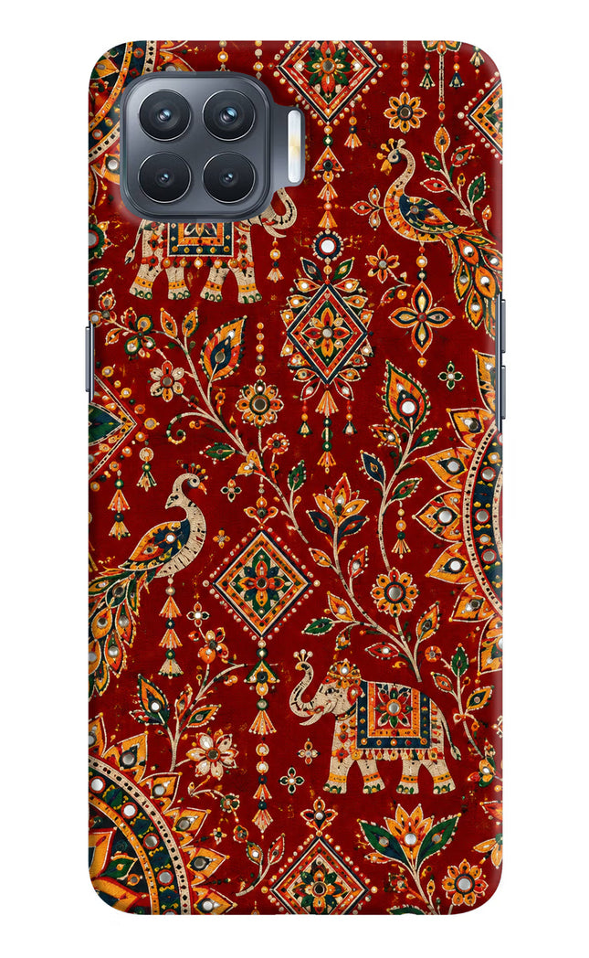 Laal Riwaaz Oppo F17 Pro Hard Case Back Cover by Casekaro