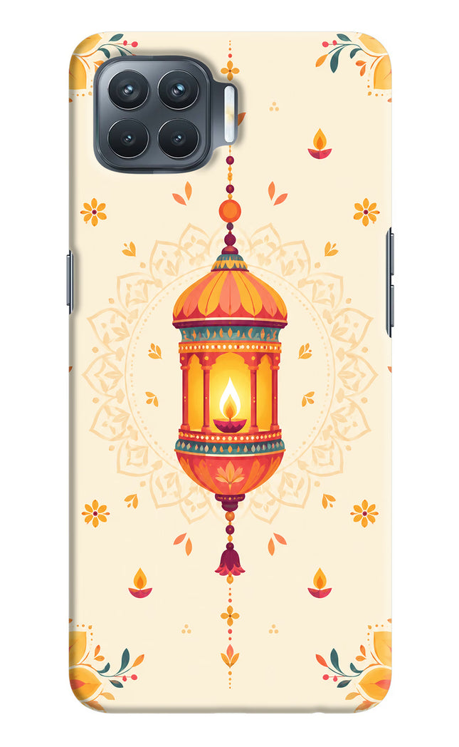 Golden Lantern Oppo F17 Pro Hard Case Back Cover by Casekaro
