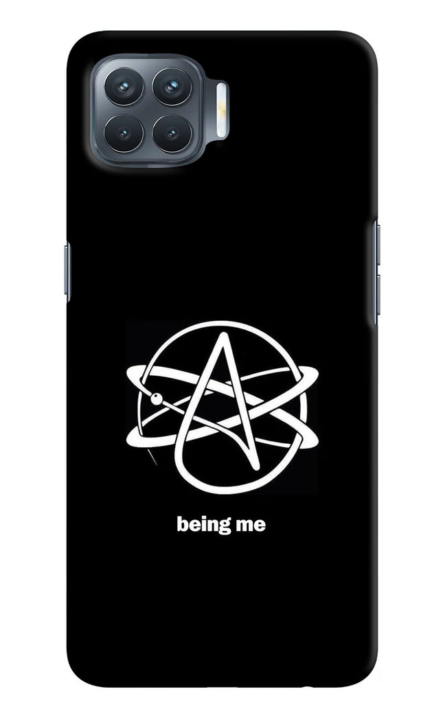 Atheist Symbol Oppo F17 Pro Hard Case Back Cover by Casekaro