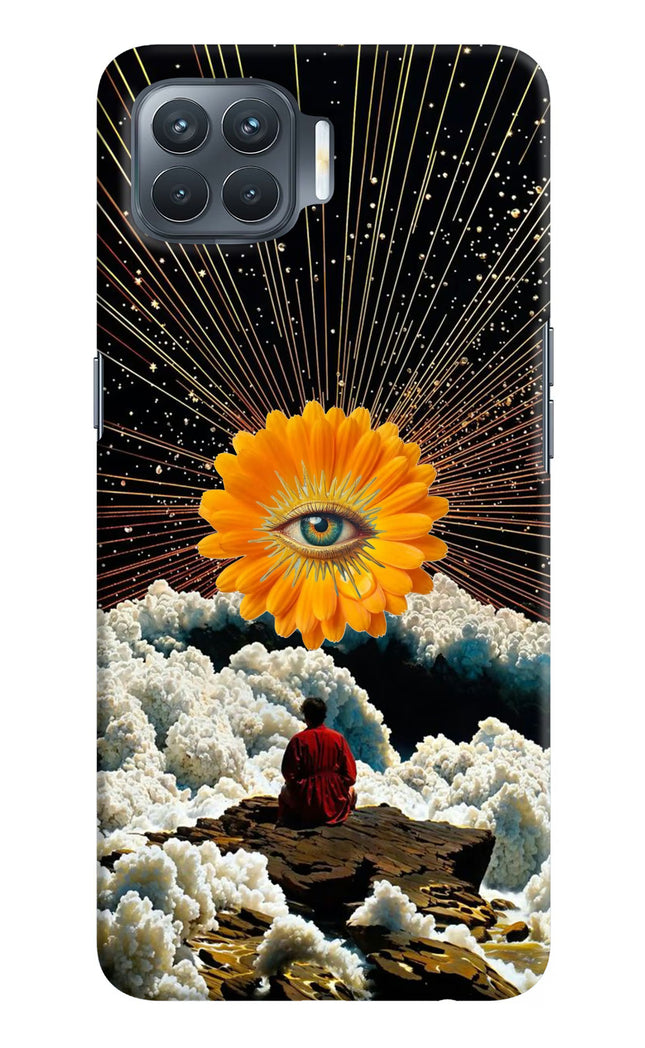 Cosmic Flower Oppo F17 Pro Hard Case Back Cover by Casekaro