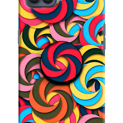 Spiral Pattern Oppo F17 Pro Pop Case by Casekaro