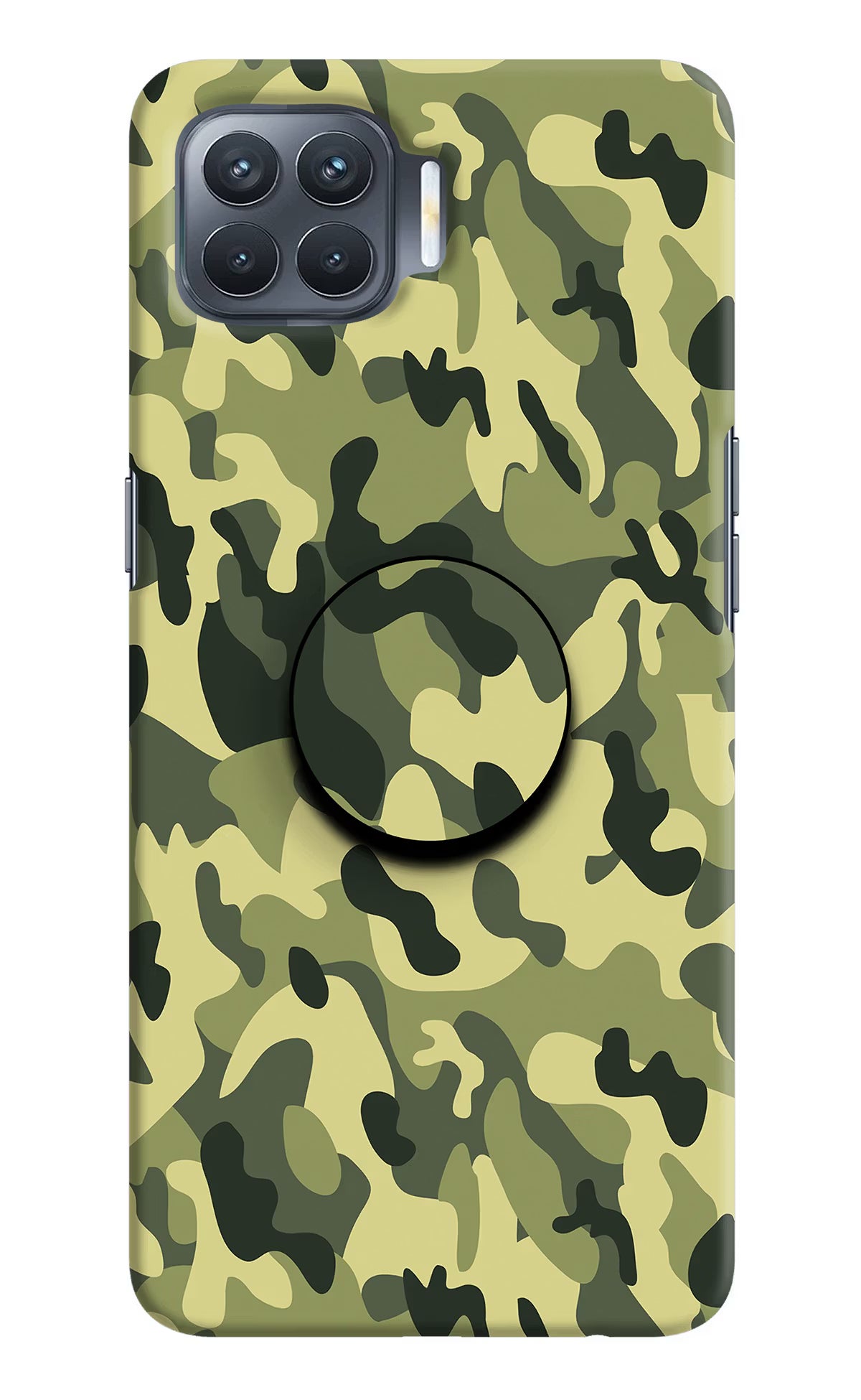 Camouflage Oppo F17 Pro Pop Case by Casekaro