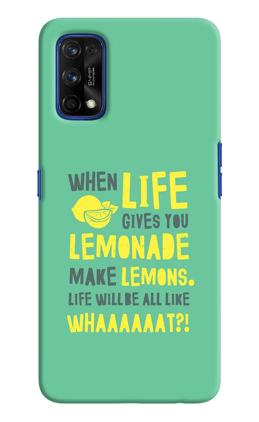 Quote Realme 7 Pro Hard Case Back Cover by Casekaro