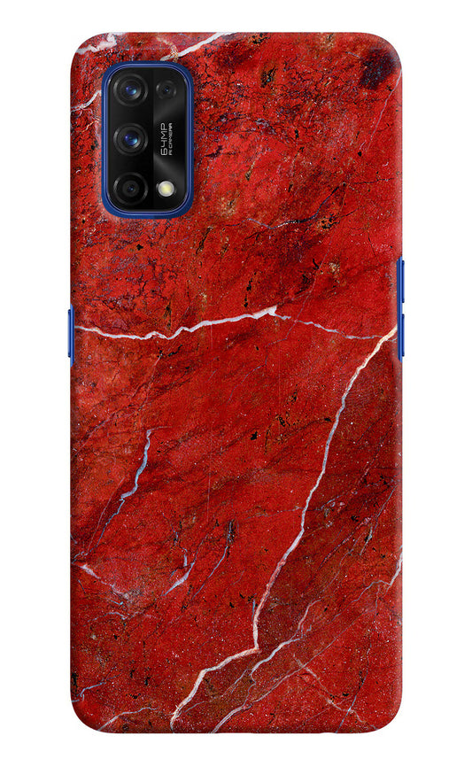 Red Marble Design Realme 7 Pro Hard Case Back Cover by Casekaro