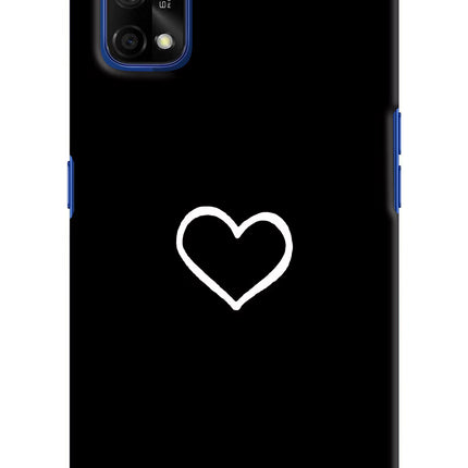 Heart Realme 7 Pro Hard Case Back Cover by Casekaro