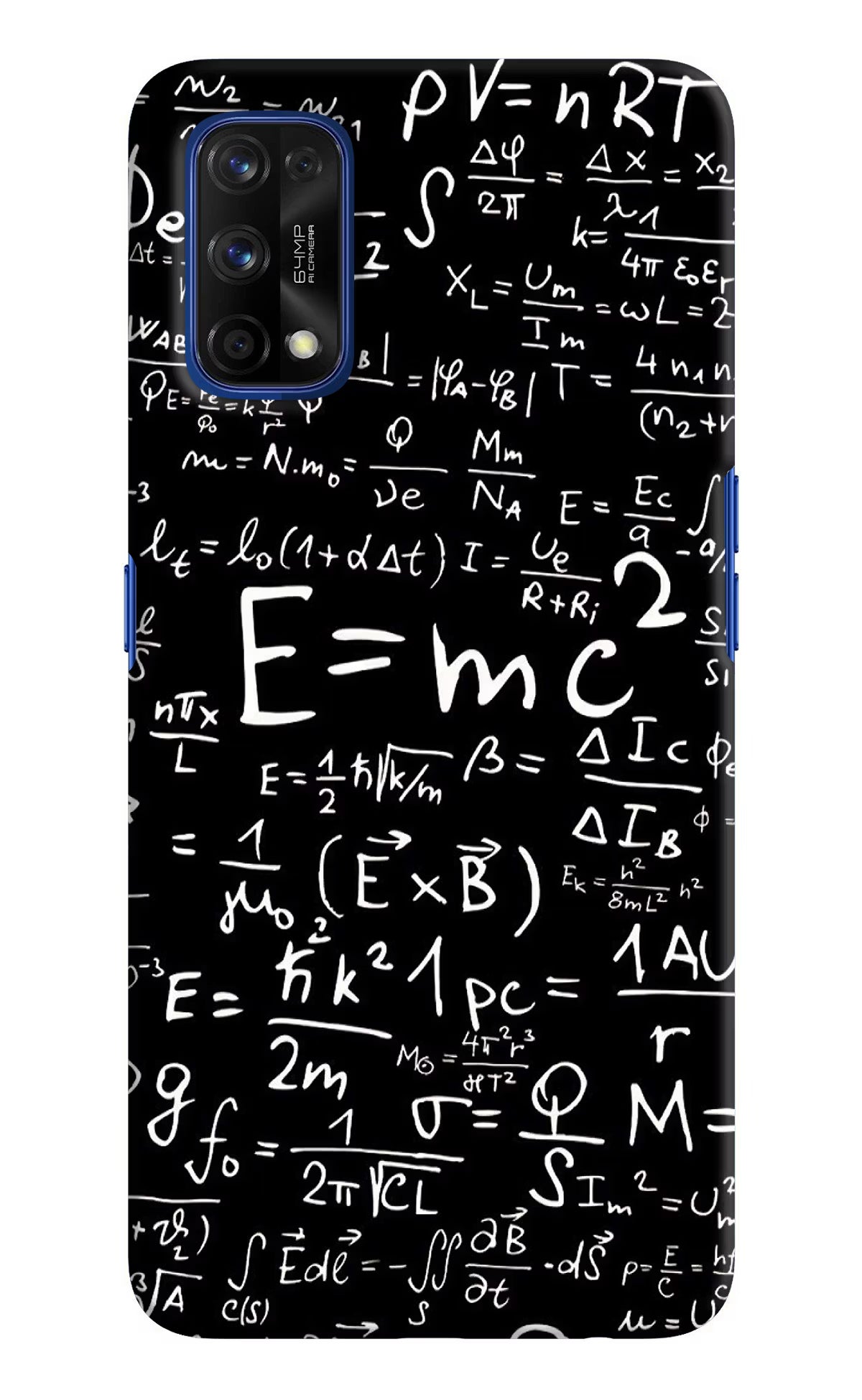 Physics Formula Realme 7 Pro Hard Case Back Cover by Casekaro