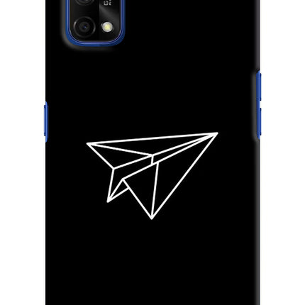 Paper Plane White Realme 7 Pro Hard Case Back Cover by Casekaro