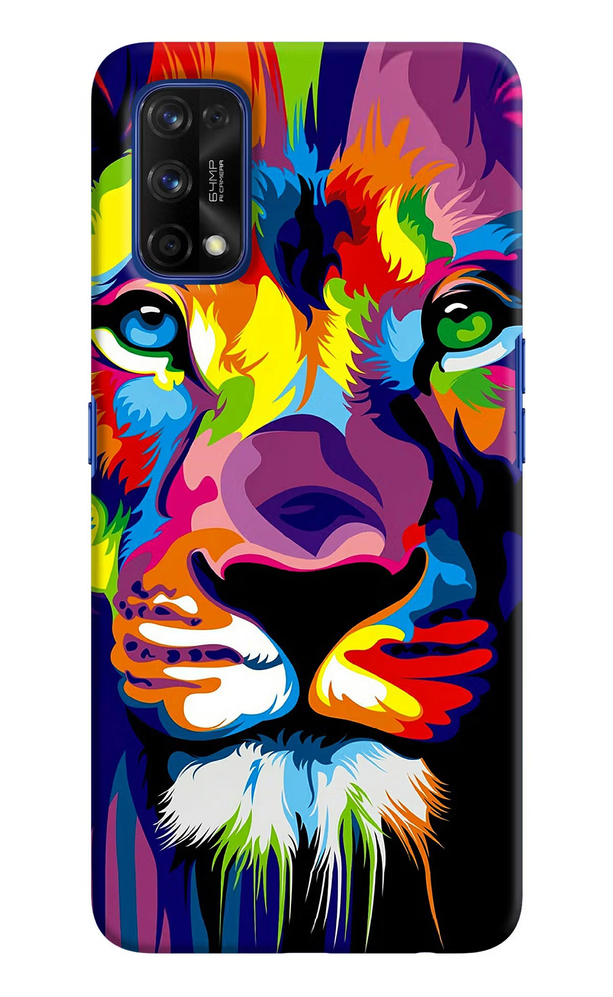 Lion Realme 7 Pro Hard Case Back Cover by Casekaro
