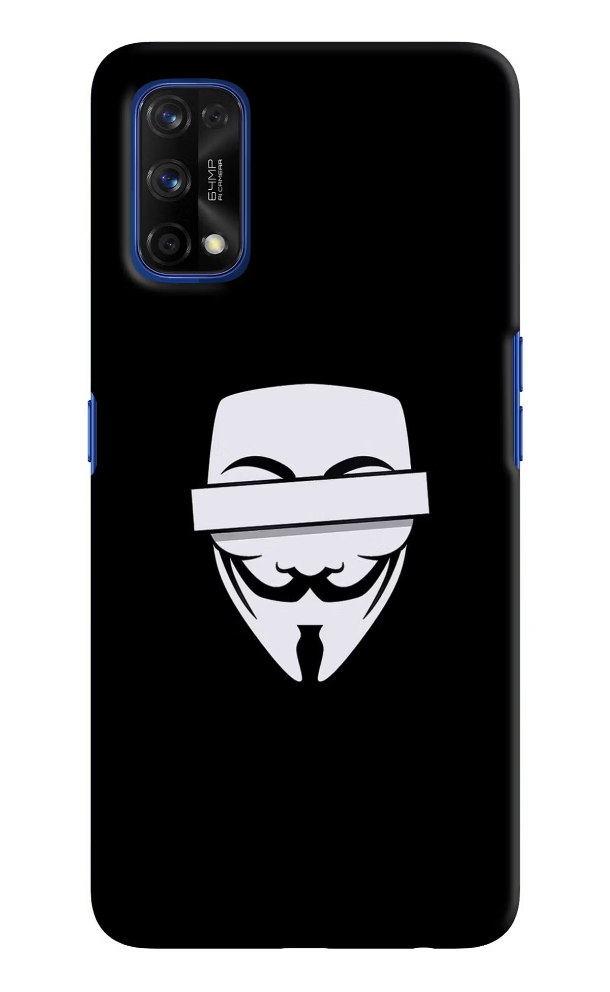 Anonymous Face Realme 7 Pro Hard Case Back Cover by Casekaro