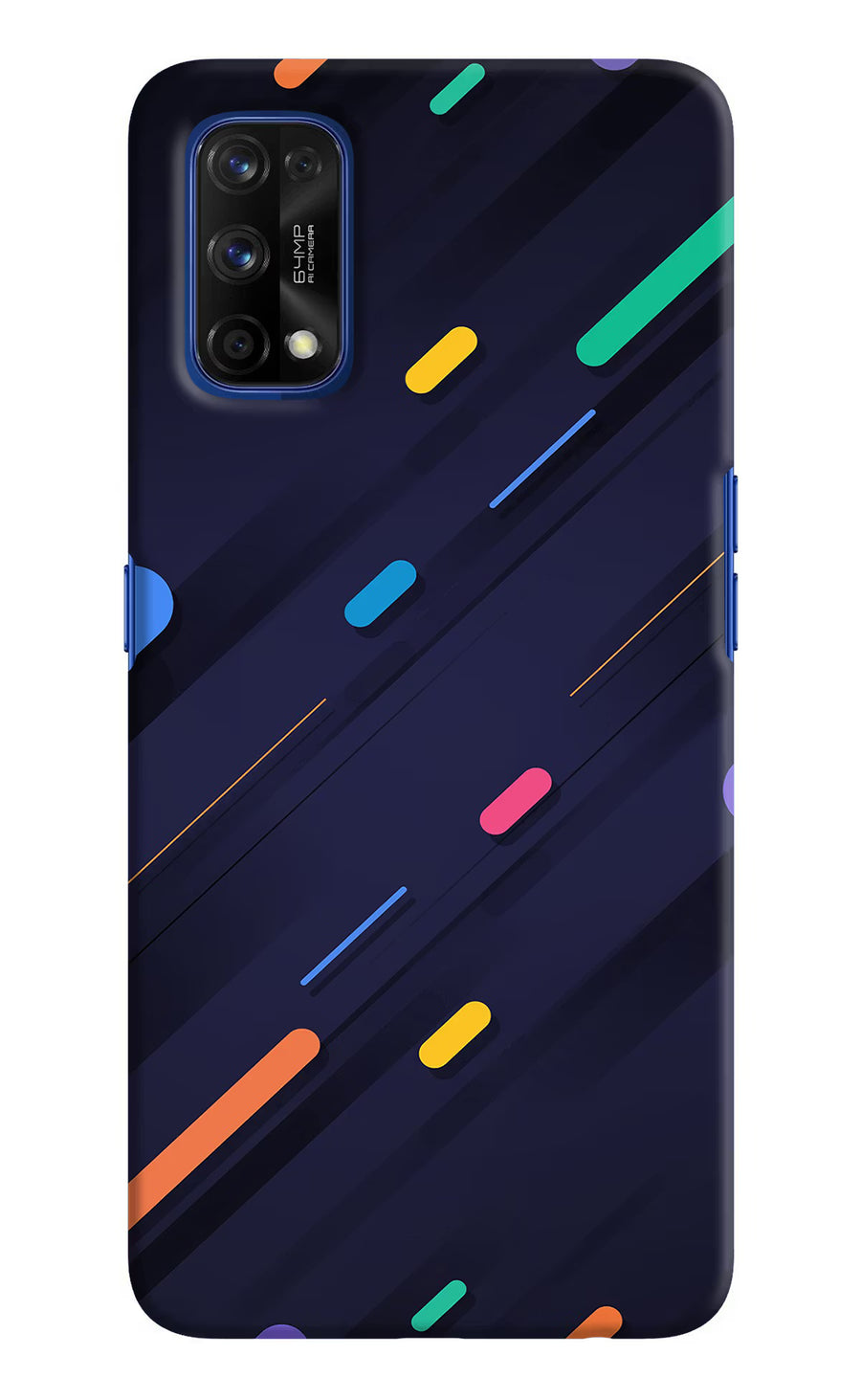 Abstract Design Realme 7 Pro Back Cover, Hard case