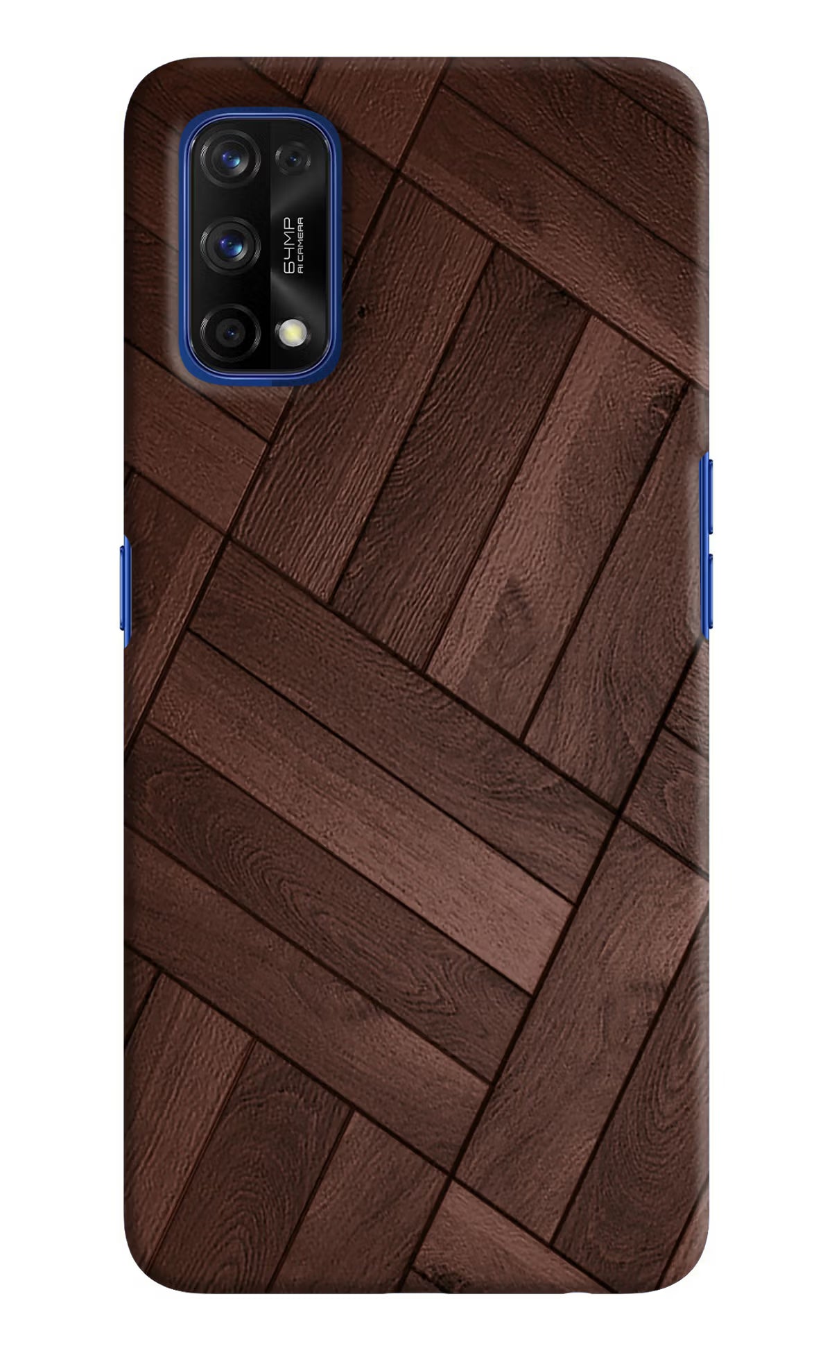Wooden Texture Design Realme 7 Pro Hard Case Back Cover by Casekaro