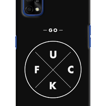 Go Fuck Yourself Realme 7 Pro Hard Case Back Cover by Casekaro