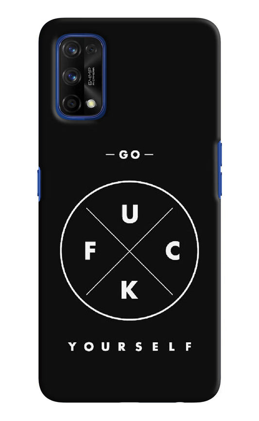 Go Fuck Yourself Realme 7 Pro Hard Case Back Cover by Casekaro