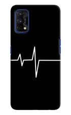 Heart Beats Realme 7 Pro Hard Case Back Cover by Casekaro