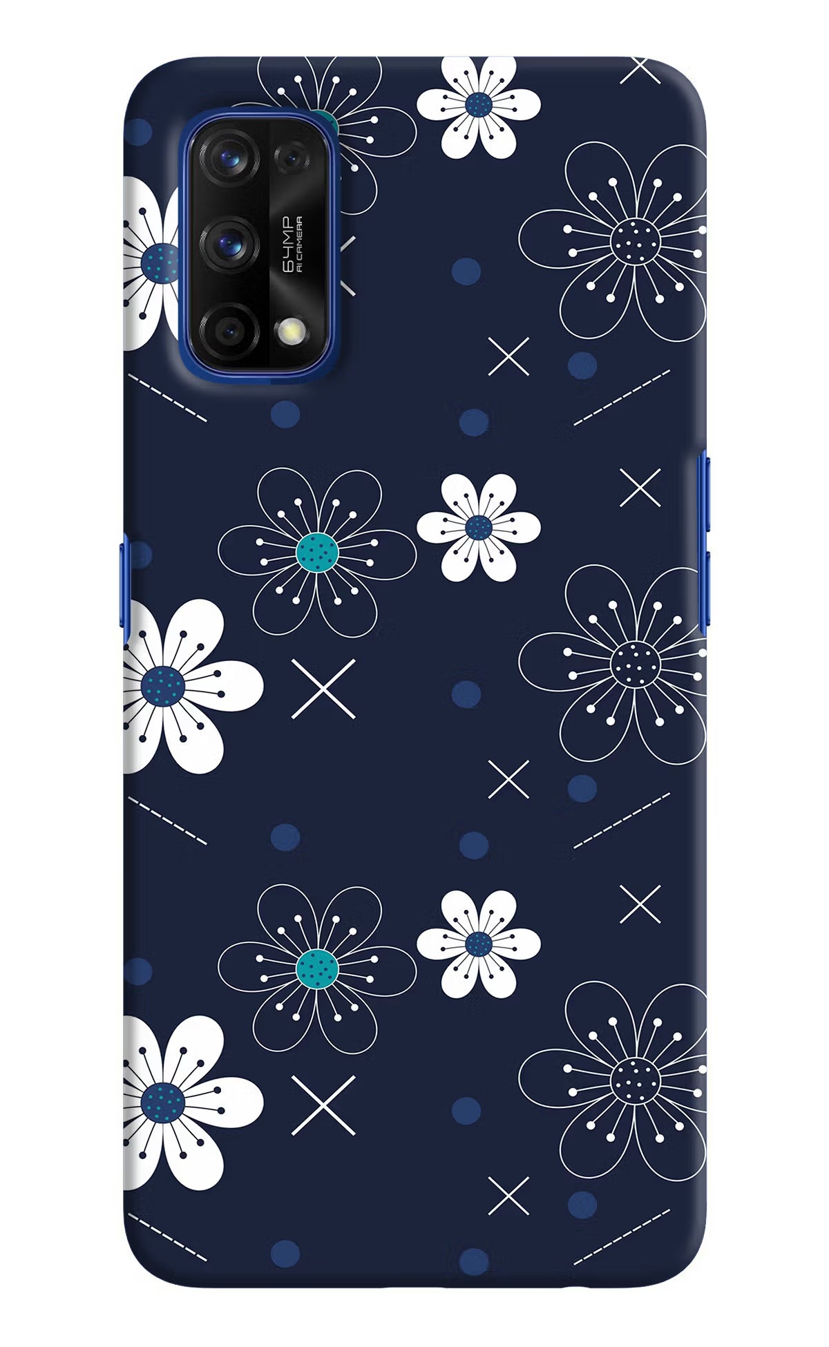 Flowers Realme 7 Pro Hard Case Back Cover by Casekaro